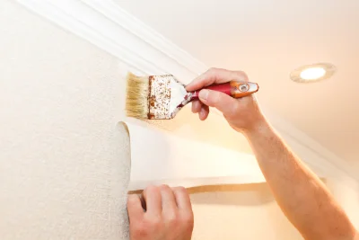 Pose de papier peint à Esnouveaux — revêtements muraux et toiles de verre